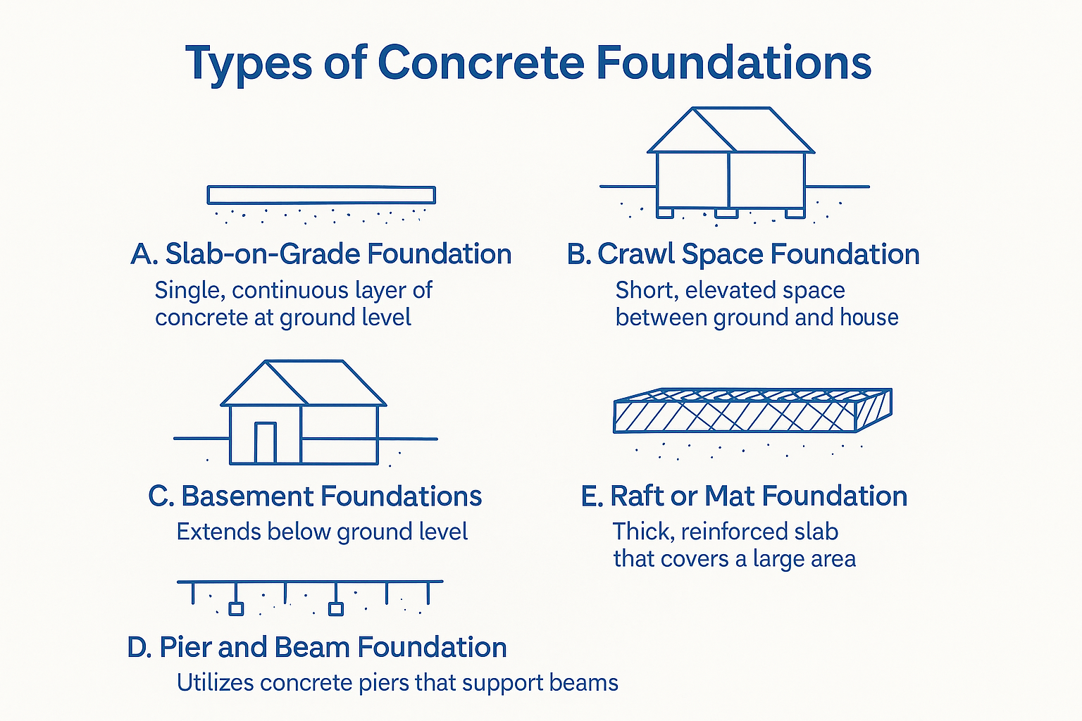 Understanding Different Types of Concrete Foundations
